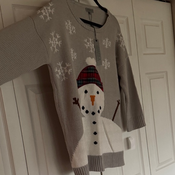 Joseph A Gray Snowman Sweater - Picture 4 of 7